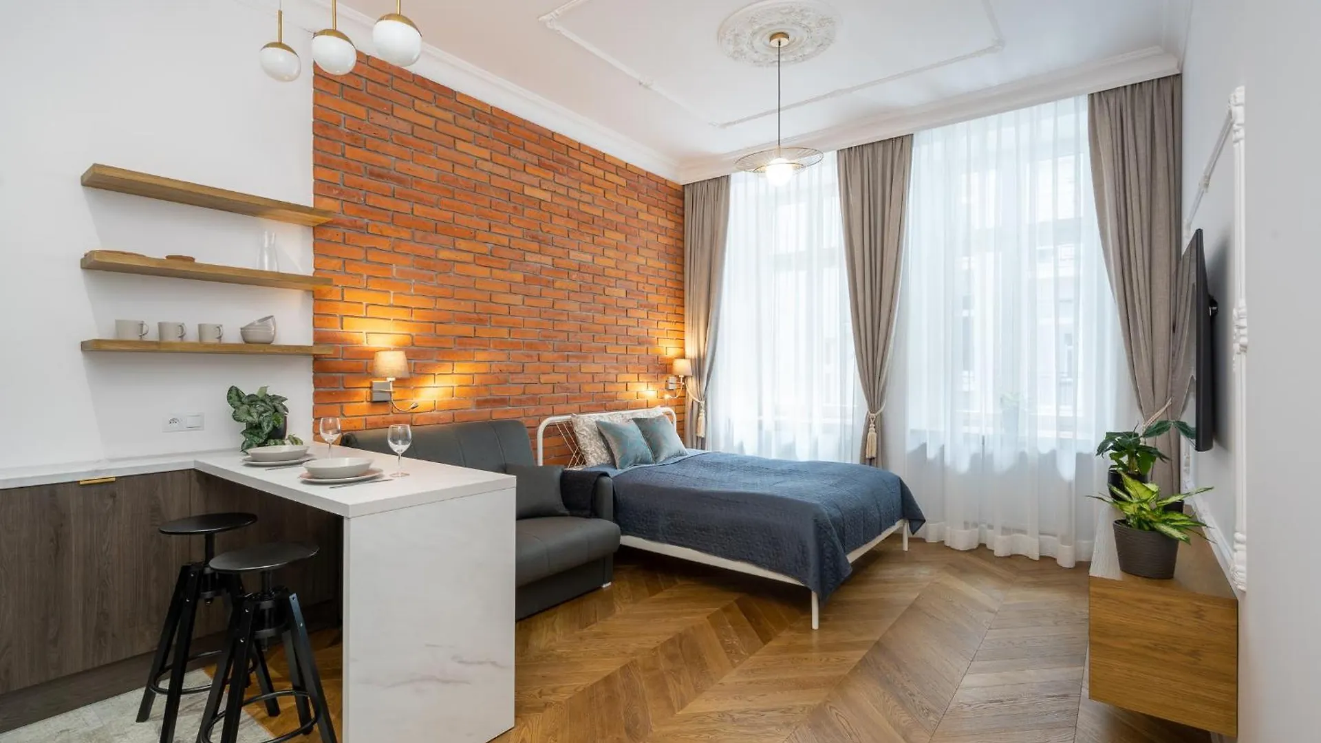 Studio Apartment - Starowislna 41 Street Cracovie Pologne